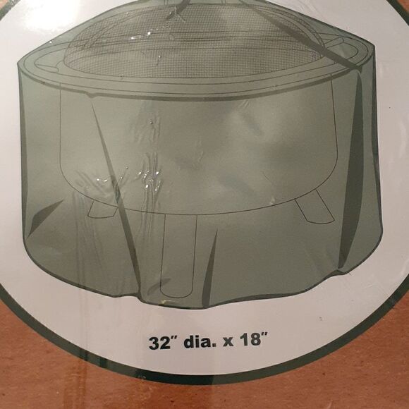 P&H Fire Pit Cover Green 32" Dia X 18" New In Package - Picture 2 of 6